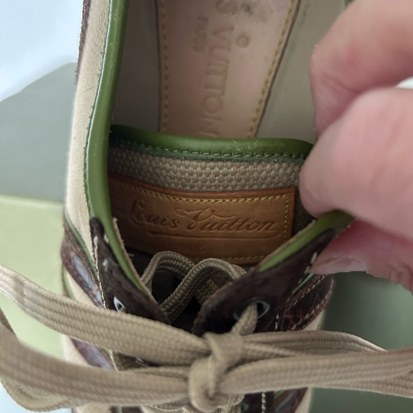 Louis Vuitton Brown and Cream Sneakers unisex Women's 10.5, men's 7.5 - Picture 6 of 10